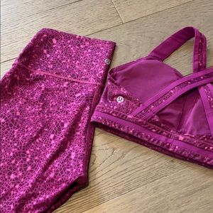 Lululemon Yoga Outfit—matching bra and leggings!